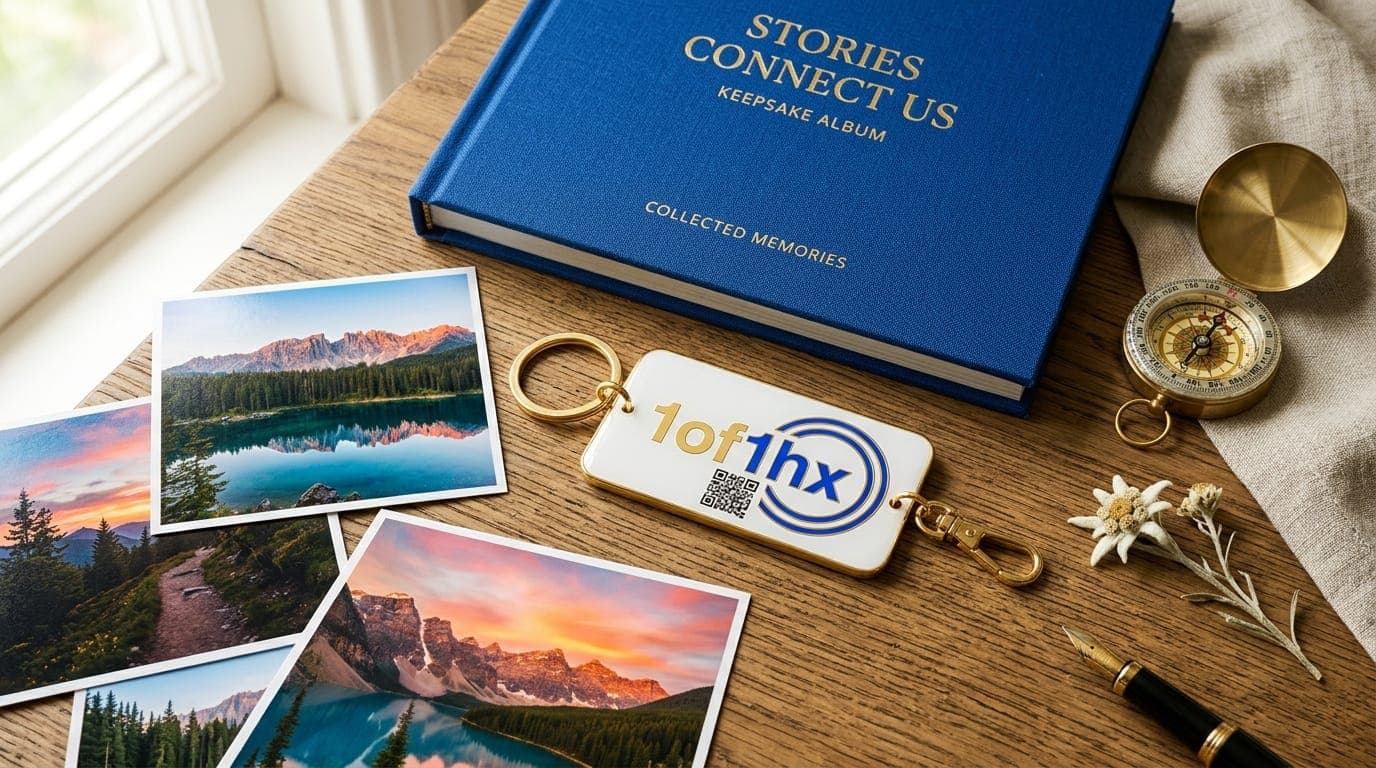 Archival keepsakes and 1of1hx physical tags